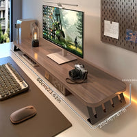 POSTUREPRO - Space-Saving Wooden Monitor Riser for Home Office & Laptop Use