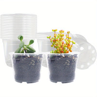 ROOTCLEAR SET – 20 Pack Transparent Nursery Pots for Easy Root Monitoring