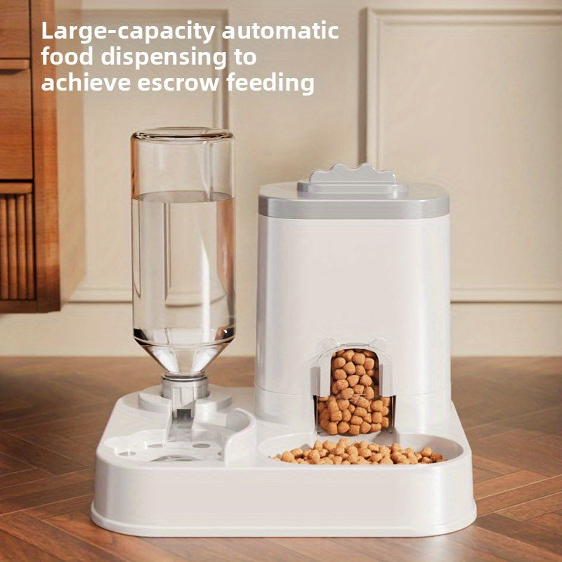 AQUAFEED - Durable Automatic Pet Hydration & Feeding Station, Easy to Clean