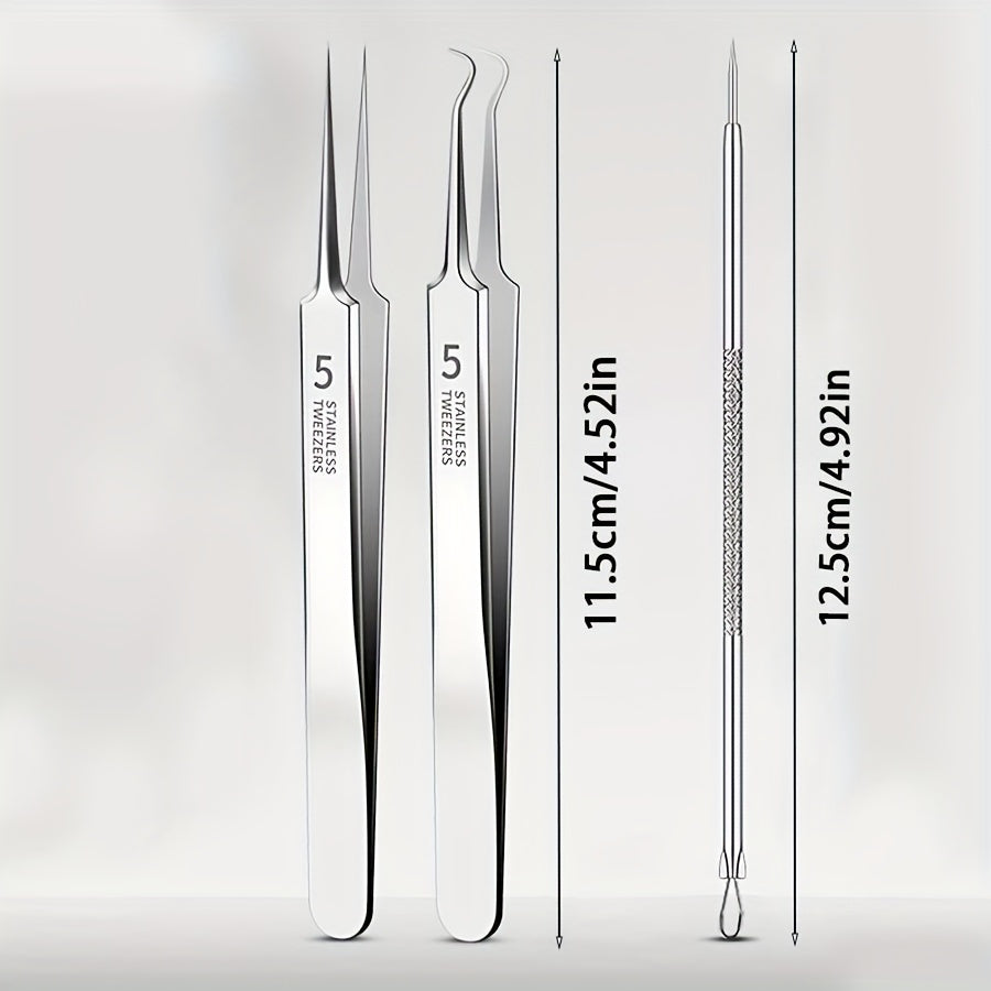 PURETOOL - Odorless Stainless Steel Face & Nose Extractor for Whiteheads