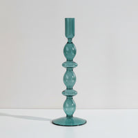 AURAVINE - Minimalist Glass Candle Holder Vase Decorative Art Piece
