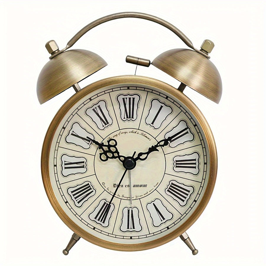NORDIBELL – Scandinavian Vintage Luminous Alarm Clock