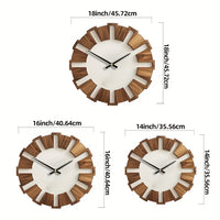 RUSTIQUE – Classic Wooden Wall Clock for Timeless Interiors
