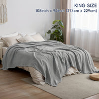 CLOUDSOFT - Ultra-Soft Cotton Blanket for Breathable Everyday Comfort