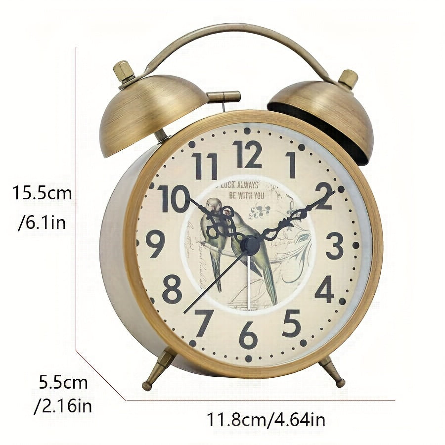 NORDIBELL – Scandinavian Vintage Luminous Alarm Clock