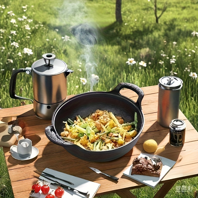 MINIFORGE – Compact Cast Iron Skillet for Even Heat & Outdoor Cooking