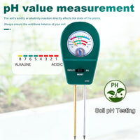 SOILTRIO – 3-in-1 Soil Moisture, Fertility & pH Tester
