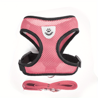 NIGHTWALK - Reflective Pet Vest with Leash for Dogs and Cats