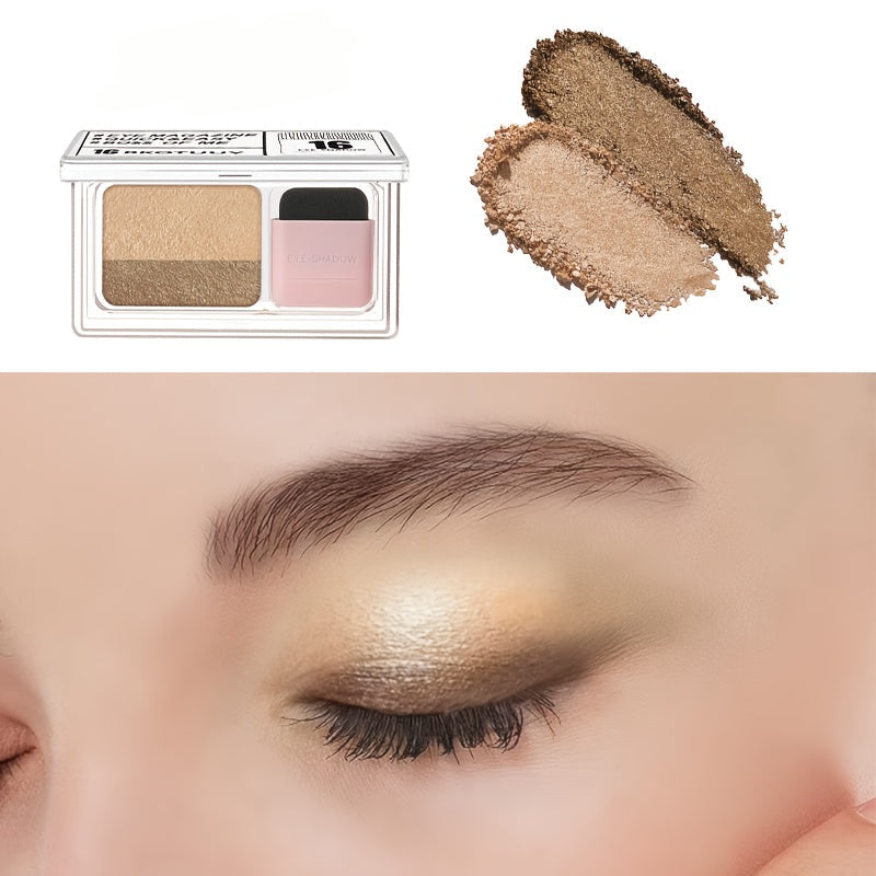 GLAMISTA - Long-Lasting Waterproof Eyeshadow Palette, 5-8 Shimmery Versatile Colors