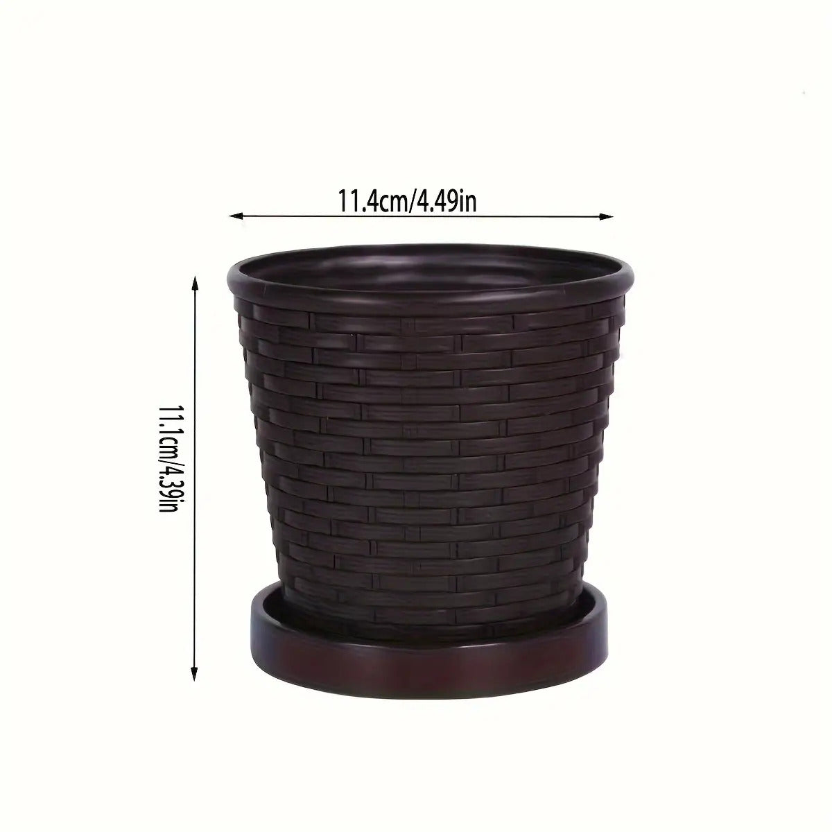 WEAVEGROW POT – Woven Style Planter for Elegant Indoor and Outdoor Decor