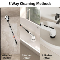CLEANSWIFT - 9-in-1 Multifunctional Electric Cleaning Brush Set for Home & Car