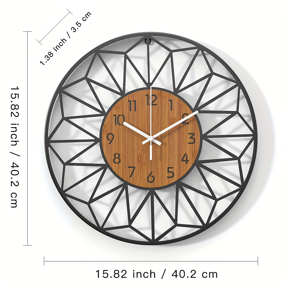 METALWOOD HOLLOW – Hollow Metal Wall Clock