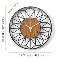 METALWOOD HOLLOW – Hollow Metal Wall Clock