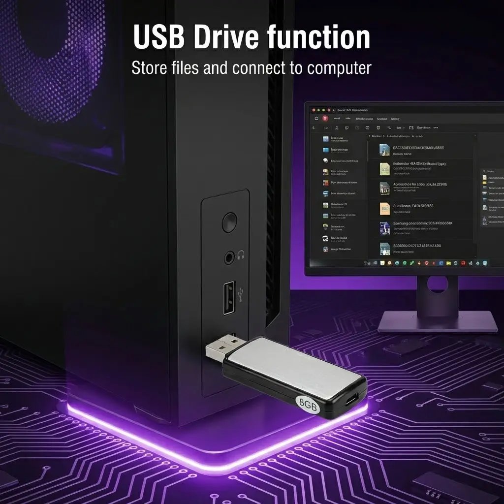 ECHONOVA – Flash Drive Audio Recorder with Smart Voice Detection