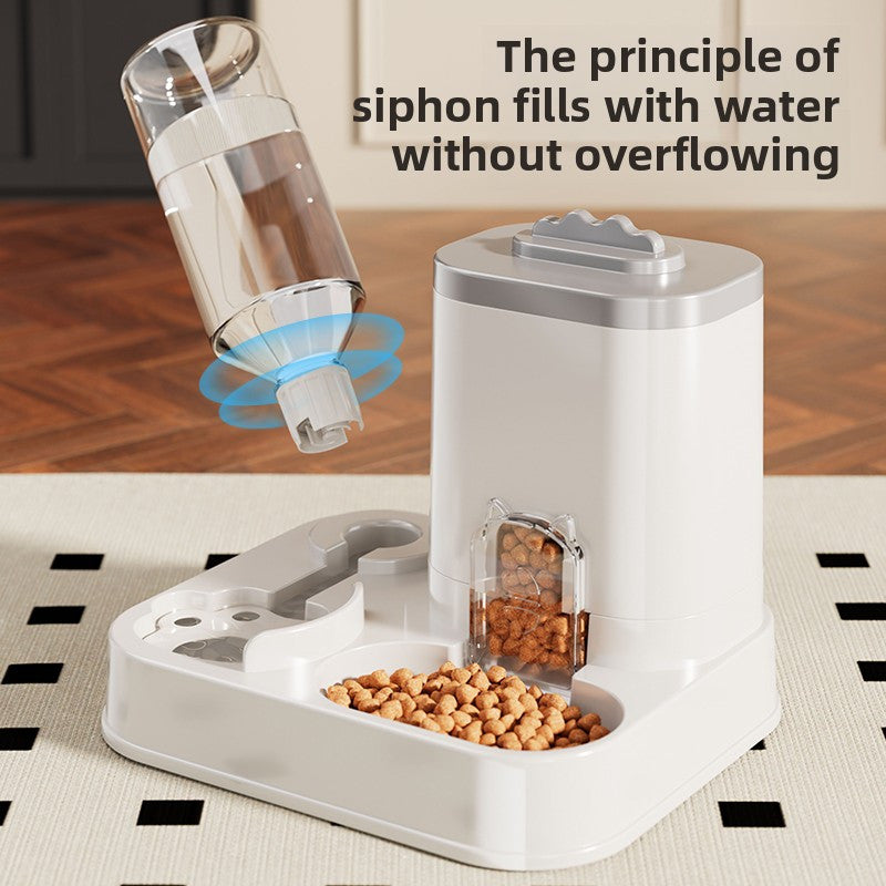 AQUAFEED - Durable Automatic Pet Hydration & Feeding Station, Easy to Clean