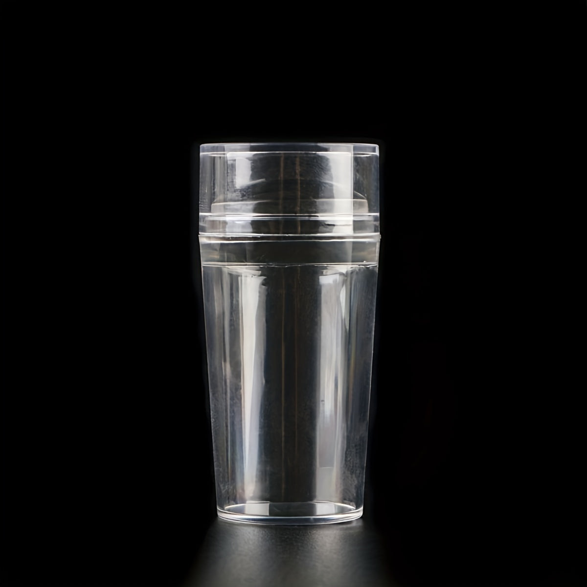POLISHPRO - Clear Silicone Nail Stamper with Scraper for French Tip Perfection