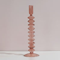 AURAVINE - Minimalist Glass Candle Holder Vase Decorative Art Piece