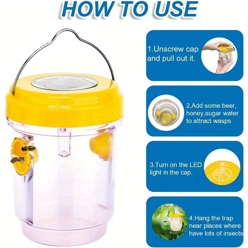 HORNETGUARD – Solar-Powered Outdoor Wasp Trap Set