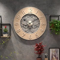 IRONWOOD CLOCK – Vintage Iron & Wood Wall Statement Clock