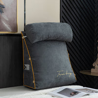 COMFYLUX – Elegant Backrest Pillow for Bedtime Reading Comfort