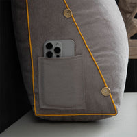 COMFYLUX – Elegant Backrest Pillow for Bedtime Reading Comfort