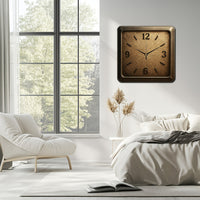 WOODTIME – Solid Wood Minimalist Square Wall Clock