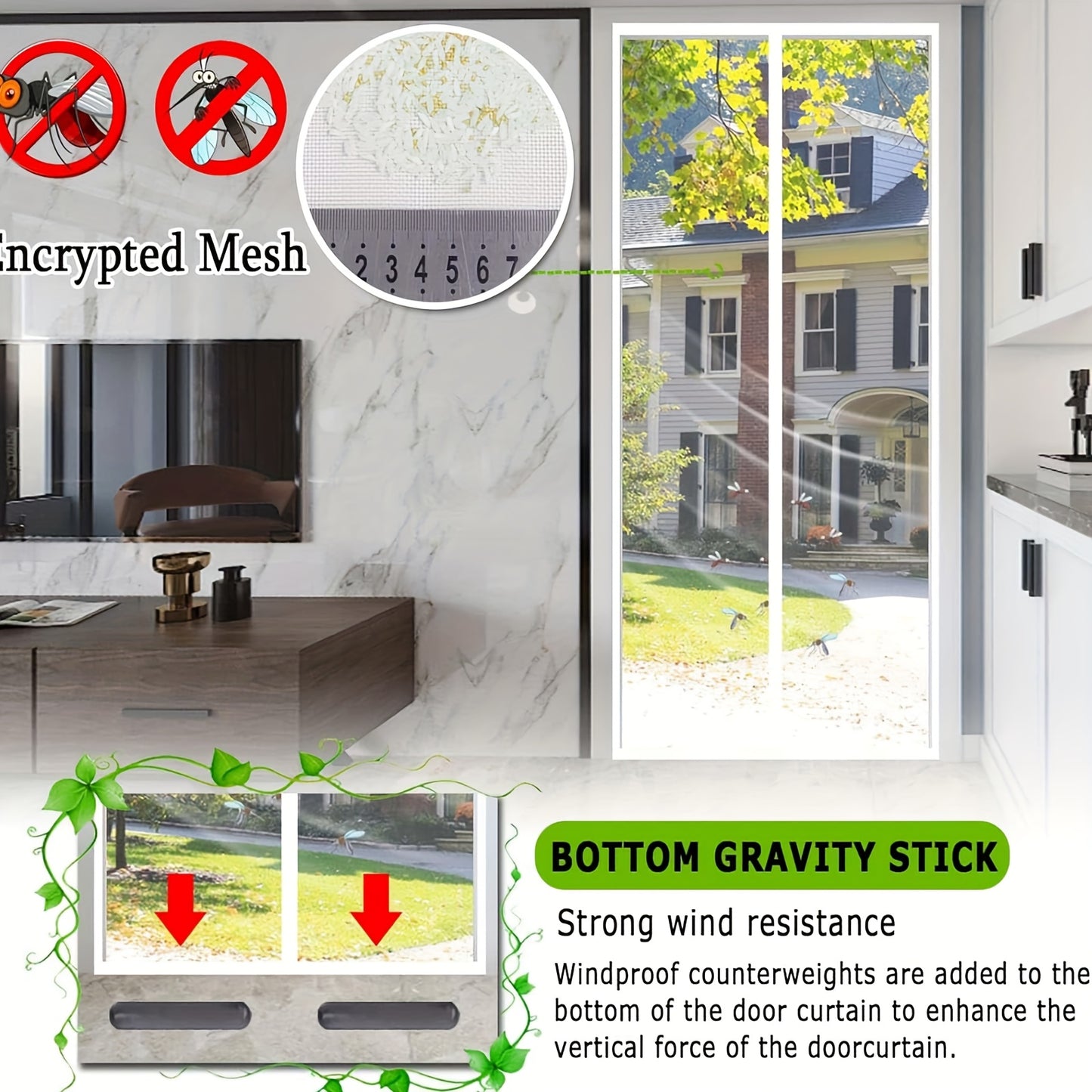 MOSQUILOCK – Magnetic Fly Screen Door Curtain