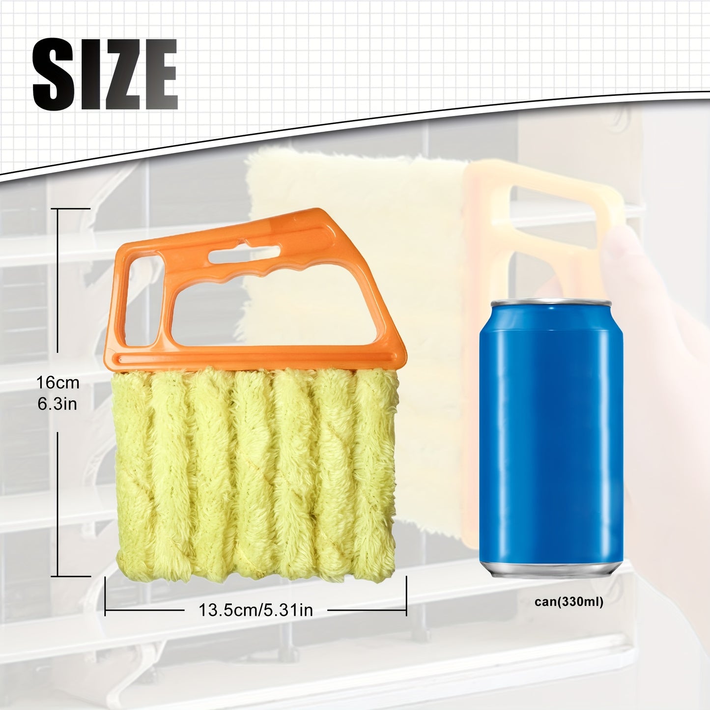 SPARKBRUSH - Professional Vent and Louver Cleaner with Detachable Head