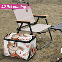 SQUIRRELBOX – Valentine Storage Bin for Cute Room Organization