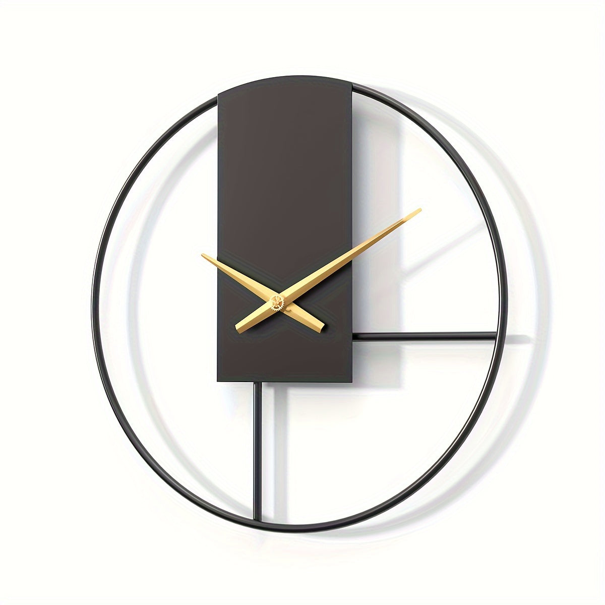 MODERNIX ROUND – 16-Inch Minimalist Metal Wall Clock