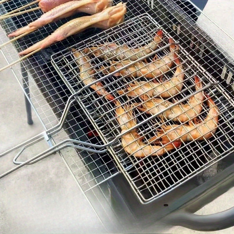 GRILLGRID – Large Capacity BBQ Basket for Even Outdoor Grilling Control