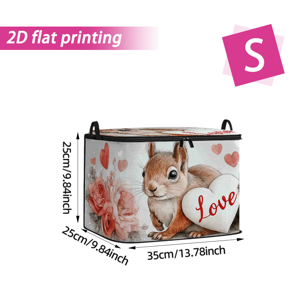 SQUIRRELBOX – Valentine Storage Bin for Cute Room Organization