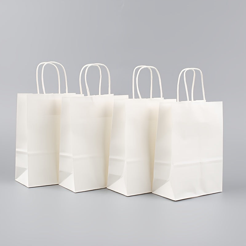 PARTYBAG - Multi-Size Kraft Paper Bags 50/100pcs for Halloween, Birthday, and Gift Use