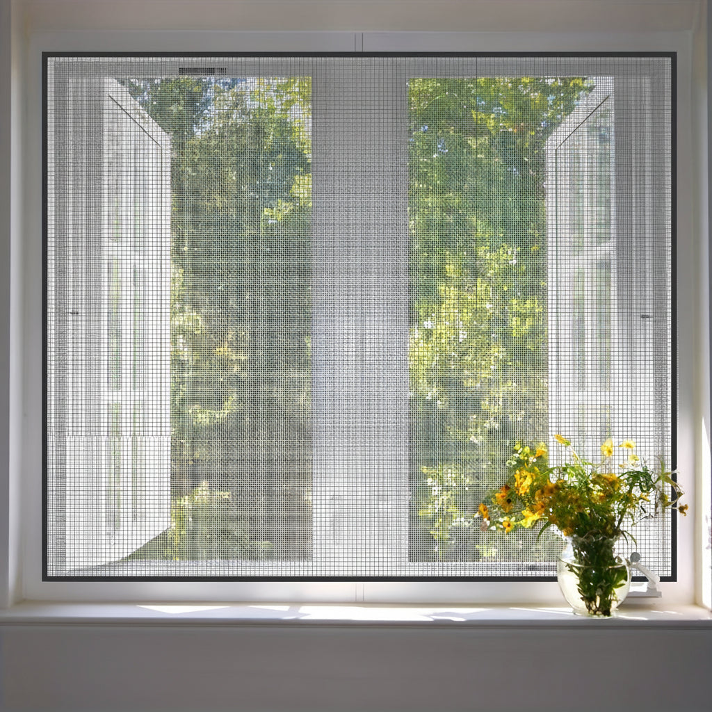BUGBLOCK – Invisible Mesh Window Insect Screen Set