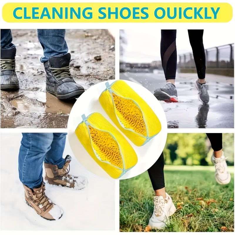 SOLESHIELD - Heavy-Duty Shoe Washing Machine Bag with Zipper & Soft Protective Lining