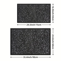 SAFEFEET - Front Entry Rug, High Traffic Durable Mat for Home & Holiday Use