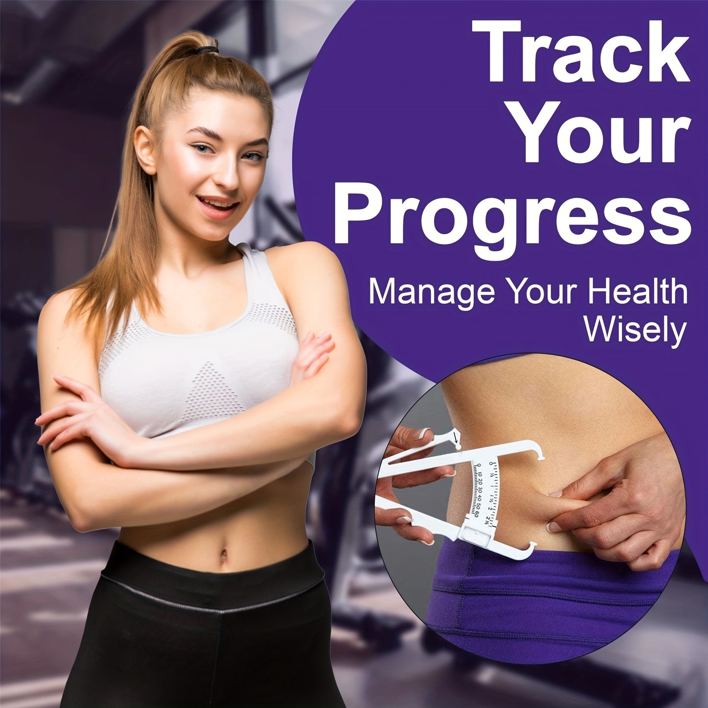 CALIPERFIT – Accurate Body Fat Measurement Tool for Fitness Progress