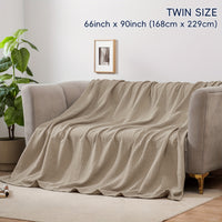 CLOUDSOFT - Ultra-Soft Cotton Blanket for Breathable Everyday Comfort