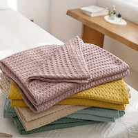 GAUZWAFF – Waffle Weave Cotton Quilt Blanket