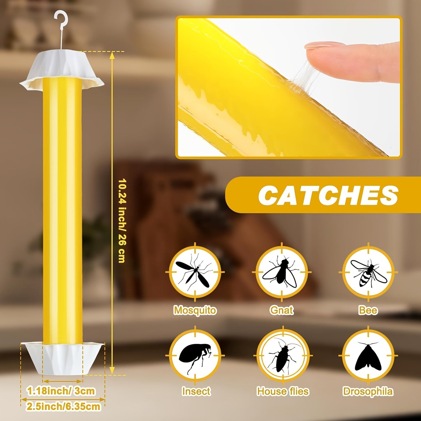 TRAPSTICK – Super Sticky Hanging Insect Trap