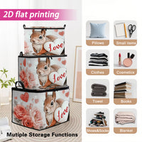 SQUIRRELBOX – Valentine Storage Bin for Cute Room Organization