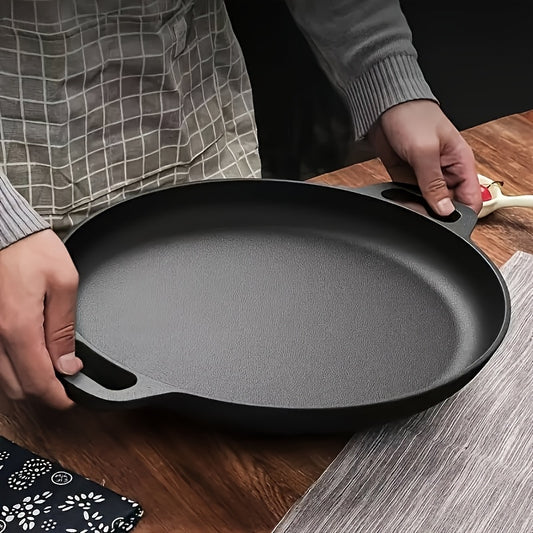 GRIDDLEPRO – Cast Iron Griddle Skillet for Even Heat & Multi Cooking