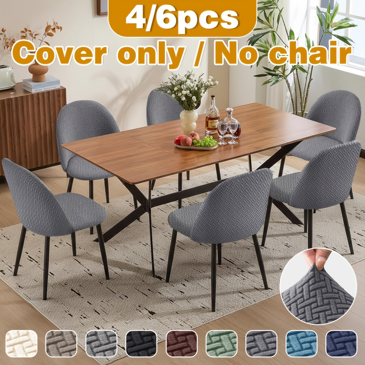 FLEXORA – Modern Stretch Covers for Effortless Chair Renewal