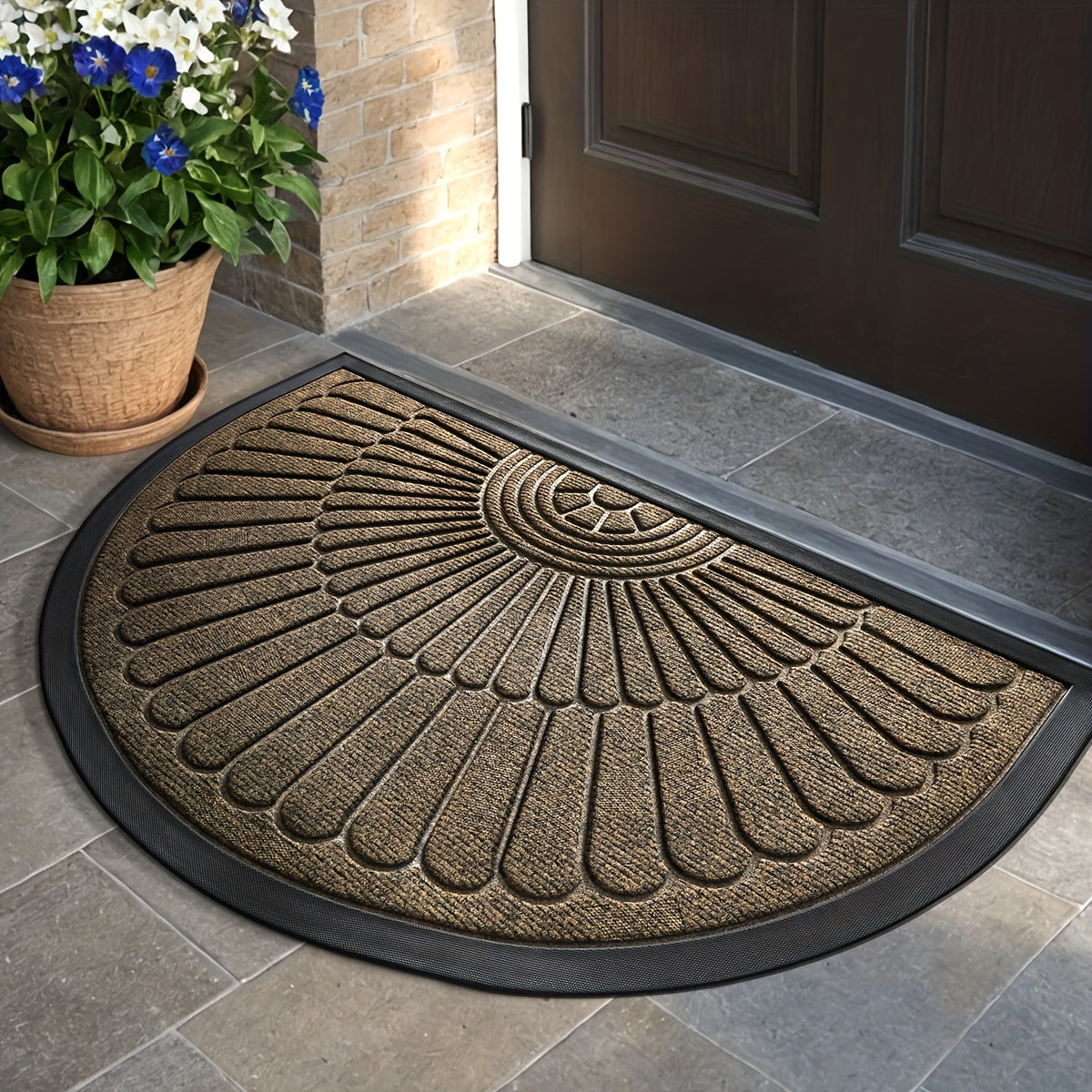 DOORMATE - Durable Low Profile Entryway Mat for Front Door, Patio & Garage