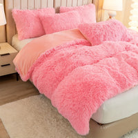 HUECOMFY – Multicolor Polyester Duvet Cover Set