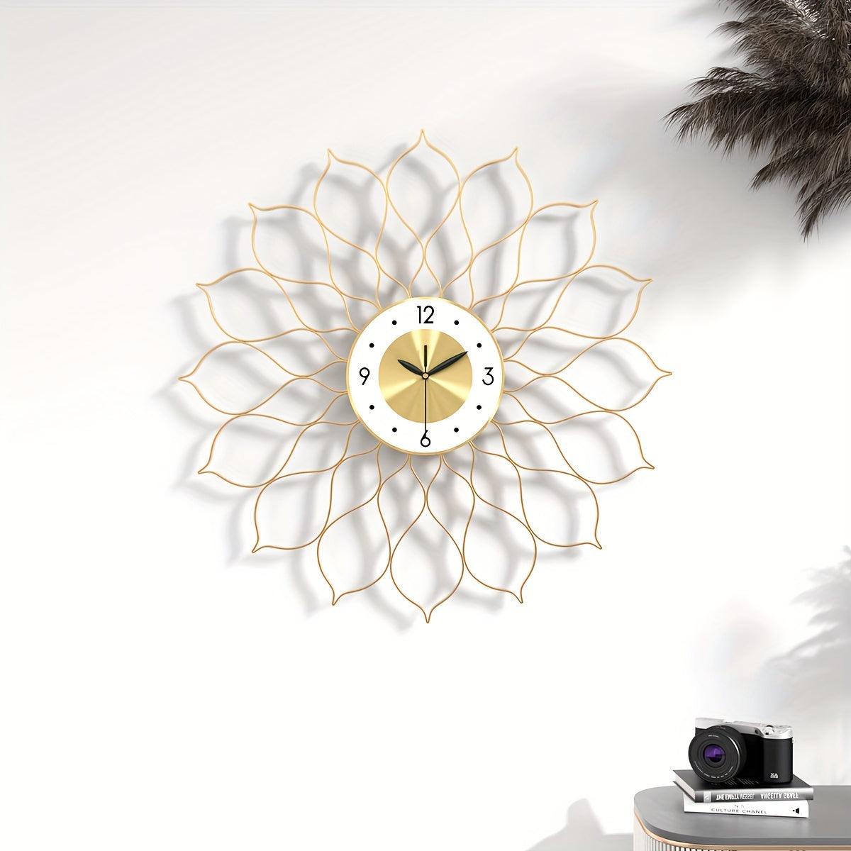 AURÉLIX – Golden Hollow Luxury Wall Clock