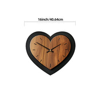 TIMBERHEART – Rustic Wooden Wall Clock Accent
