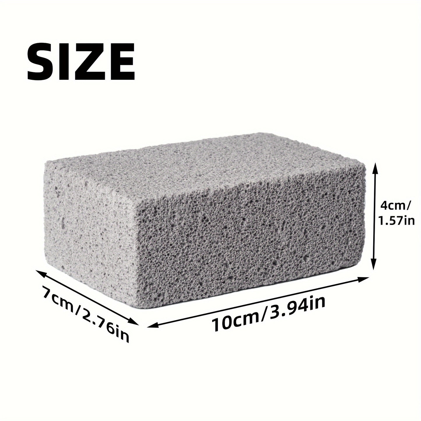FLAMECLEAN - Non-Scratch Barbecue Cleaning Brick Easy Shred Pumice Stone