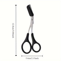 SHARPMATE - Stainless Steel Eyebrow Scissors with Mini Comb Trimmer