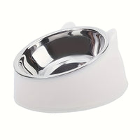 FELIFRESH - Elevated Pet Feeding Bowl Stainless Steel 2-in-1 Dish